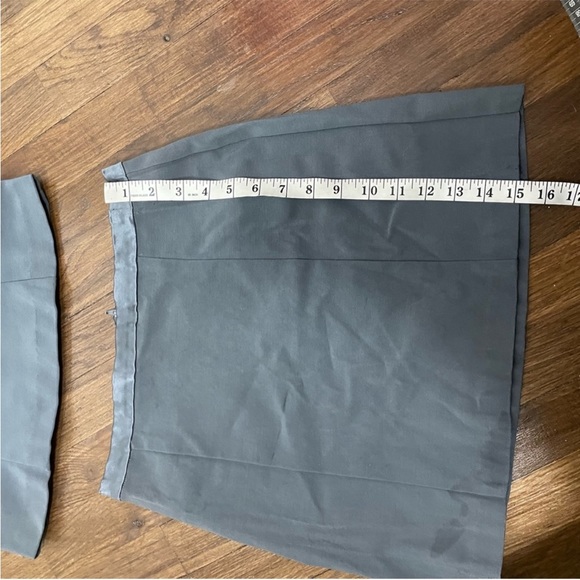Vintage 90s cache gray skirt set women’s size M - Picture 6 of 11
